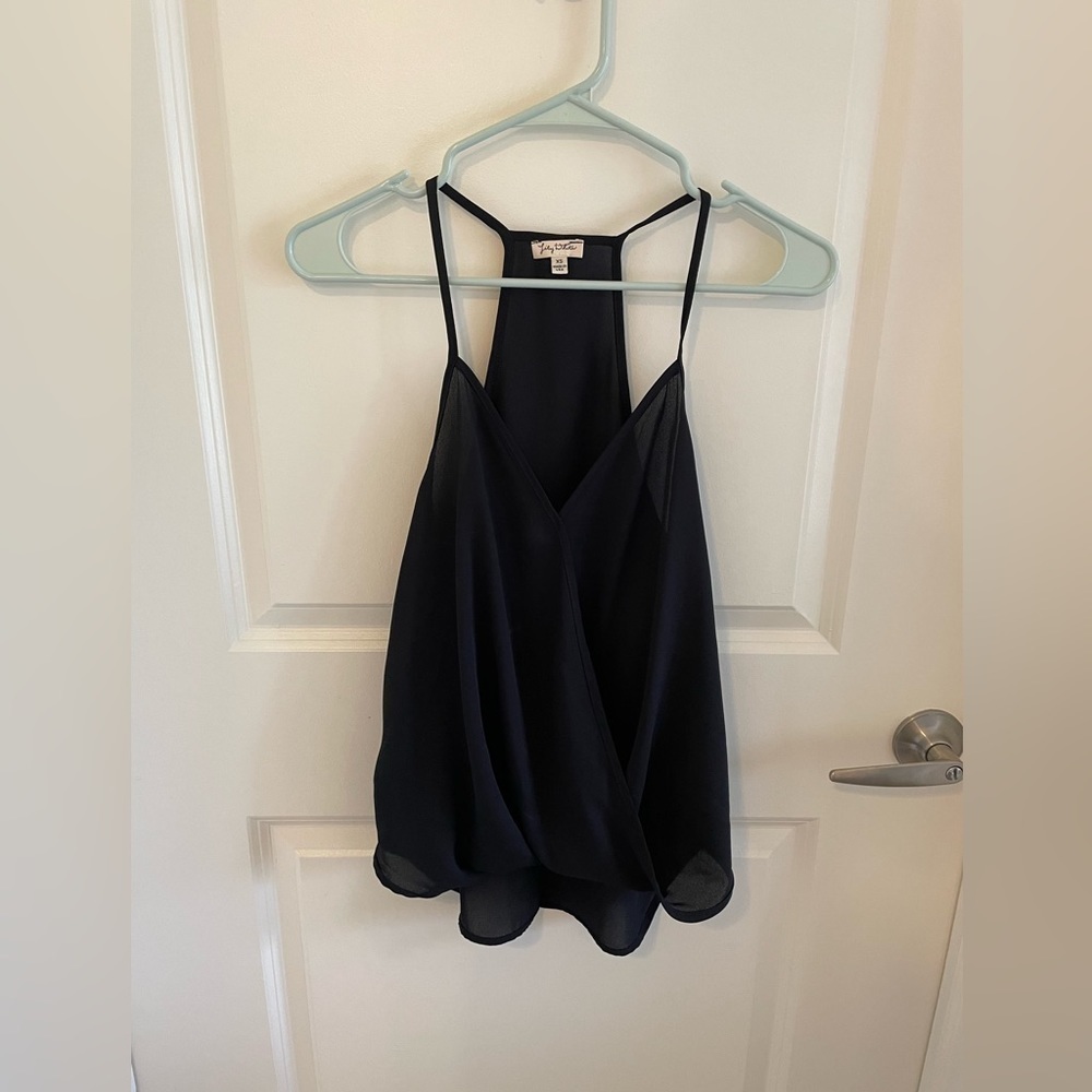Black halter knit